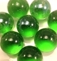 Picture of M10 16MM Green Shiny Marbles