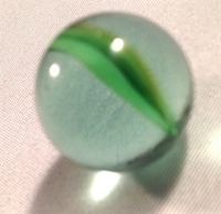Picture of M84 16MM Clear & green cat eye glass marbles OUT OF STOCK