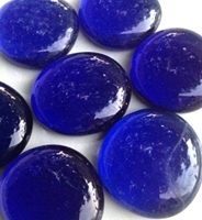 Picture of N61 30MM Blue Shiny Glass Gems 