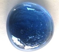 Picture of N66 30MM  Blue Shiny Glass Gems OUT OF STOCK