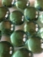 Picture of N07 14MM Green metallic glass gems