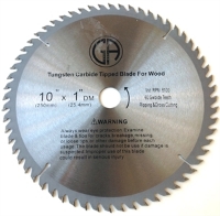 Saw Blade Circular Carbide TCP1 10" 60T for Table Chop Miter & Skilsaw full view