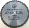 Saw Blades 10" 120T Circular Carbide  for Wood  on a Table Chop Miter & Skilsaw full view