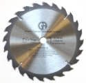 Saw Blade Circular Carbide TC21N 7.25” 24-T -  for Table, Chop & Skilsaws full view