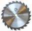 Saw Blade Circular Carbide TC21N 7.25” 24-T -  for Table, Chop & Skilsaws full view