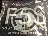 Picture of FF5S  5/16" x 100' Silver Copper Foil 1.25 mil 