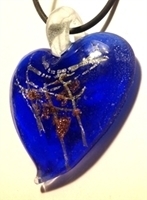 Picture of GP28 Hand Made Murano Fused Glass Jewerly-Heart