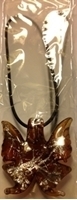 Picture of GP33 Hand Made Murano Fused Glass Jewerly-Butterfly
