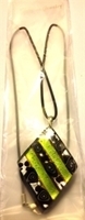 Picture of GP54 Hand Made Murano Fused Glass Jewerly-Triangle 