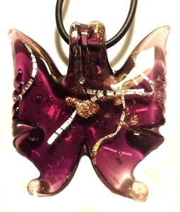 Picture of GP37 Hand Made Fused Glass Jewerly-Butterfly