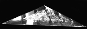 Picture of B69SDG  1/2 of a 6 X 9 Glue Chipped Diamond bevel