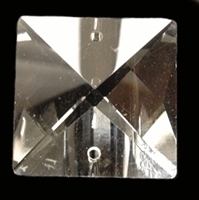 Picture of P26H  26mm crystal clear square pendant.