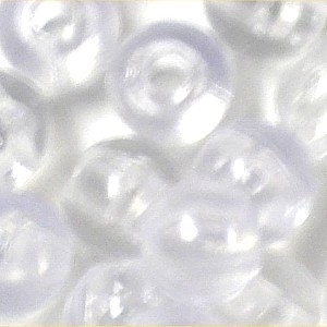 Picture of BD4R16  4mm clear opaque round plastic bead