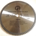 Circular Saw Blade Carbide 12" 80T for WOOD, Suitable for a circular saw, table saw, chopsaw, miter saw, skilsaw, concrete and masonry saw-main view