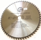 Saw Blade – 22in Carbide Tipped 60 tooth for Wood and Wood with Nails