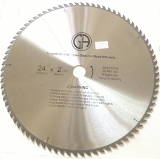 Saw Blade – 24in Carbide Tipped 60 tooth  for table saw to cut Wood and Wood with Nails