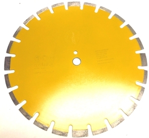 16" Segmented Circular Saw Blade DW119 for abrasive materials, asphalt, green concrete, mortar. main view.