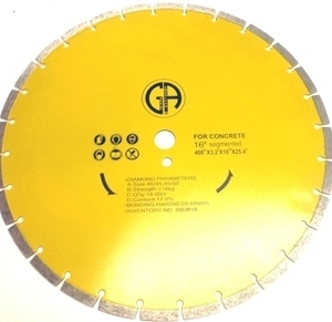 Picture of DB3818  16IN Segmented Sintered saw blade for CONCRETE