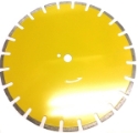 16" Segmented Circular Saw Blade DW16C Silver Brazed for Concrete and hard non-abrasive materials. main view