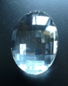 Glass Crystal Oval Pendant 38mm P881A main image