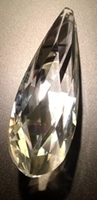 Picture of P883B 85mm Faceted crystal drop with top hole mount