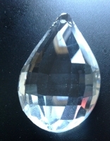 Glass Crystal Drop Faceted 76mm P885B  main