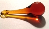Picture of P101 50mm Amber Raindrop Crystals 