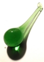  Glass Crystals 75mm Green Raindrop P125 main view