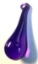 Glass Crystals 50mm Purple Raindrop P134 main image