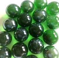 Picture of M56  16MM Light green cathedral shiny glass marbles