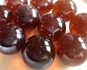 Picture of M240 25MM Shiny Amber Glass Marbles OUT OF STOCK