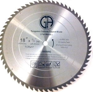 Picture of TCP17  18-in. 60 Tooth - Tungsten Carbide Tipped Saw Blade for WOOD
