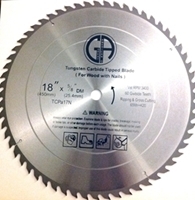 Picture of TCP17N  18-in. 60 Tooth - Tungsten Carbide Tipped Saw Blade for WOOD with Nails