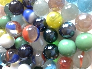 Picture of EBAY5 Game Marbles MIXED 50 - 5/8" & 4 - 1"