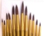 Picture of ART200  pony hair paint brush 12pc set round style