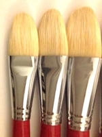 Picture of ART6156  Bristle Hair Filbert Style Paint Brush Set 5pcs