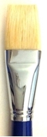 Paint Brush Set – 5pc Flat Size 16,18,20,22 & 24 Bristle Hair close up