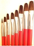 Filbert paint brush sets