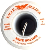 Picture of SE60 Eagle Solder 60/40 Solder 1/8" solid wire for stained glass