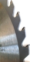 Saw Blade Circular Carbide  TC158N 10" 40T for table chop miter & skilsaw teeth closeup