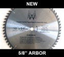 Picture of TC168N 10”60T for Wood with Nails 5/8" Arbor