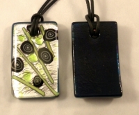 Picture of GP42 Hand Made Fused Glass Jewerly-Rectangle 