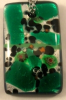 Picture of GP46 Fused Glass Pendant-Rectangle 