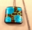 Picture of GP50 Fused Glass Pendant - Square