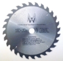 Saw Blade Circular Carbide TC1028N-1  10" 28T for table chop miter & skilsaw-full view