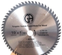 Saw Blade Circular Carbide tcc160 10" 60T for table chop miter & skilsaw 2nd full view