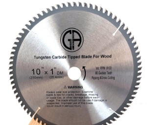 Saw Blade Circular Carbide TCC180 10" 80T for table chop miter & skilsaw 2nd full view	
