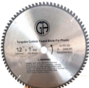 Circular Saw Blade Carbide 12" 80T for PLASTIC. Suitable for a circular saw, table saw, chopsaw, miter saw, skilsaw, concrete and masonry saw-full view