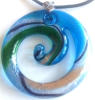 Picture of GP23-2 Hand Made Fused Glass Jewelry