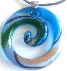 Picture of GP23-2 Hand Made Fused Glass Jewelry